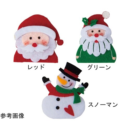 フェルトクリップ サンタレッド 6個セッ