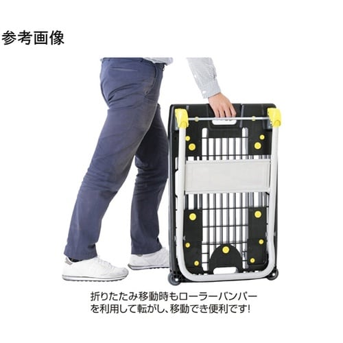 中型静音樹脂台車中型台車 61−551−