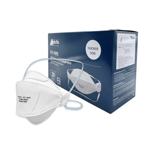 Makrite N95マスク 柳葉型 折