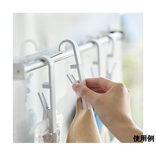 122mm フック付回転式クリップ(4個