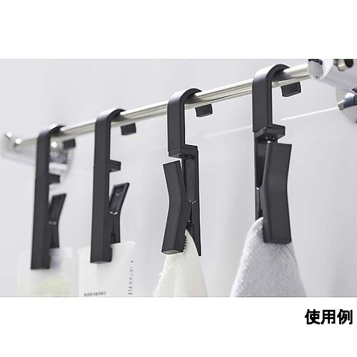 122mm フック付回転式クリップ(4個