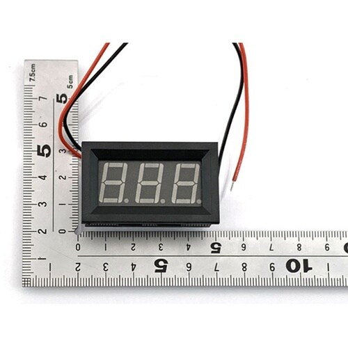 7セグLED 電圧計モジュール 青 BD