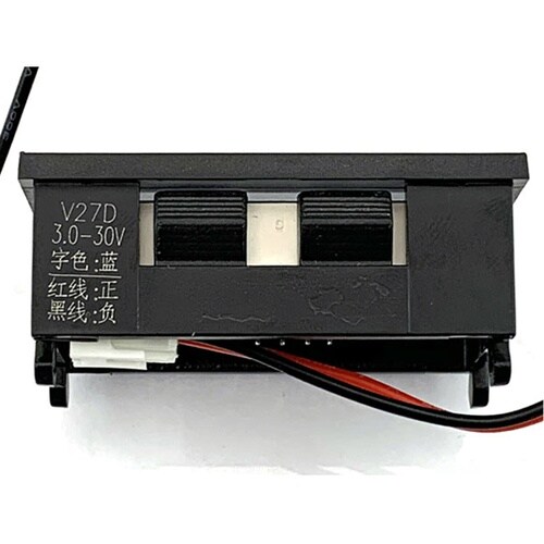 7セグLED 電圧計モジュール 青 BD