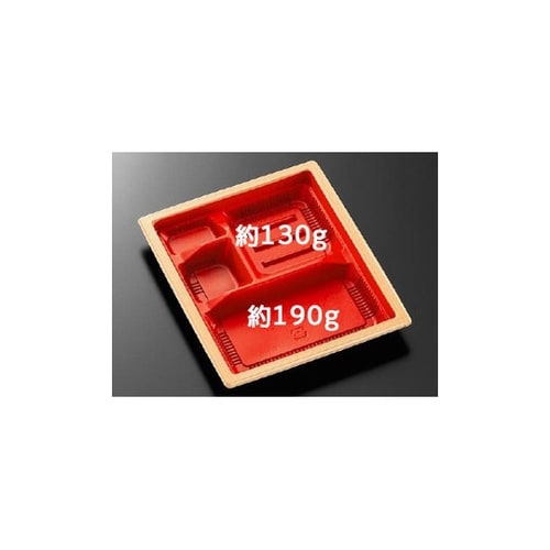 弁当容器 CT WF−22D−27赤木目