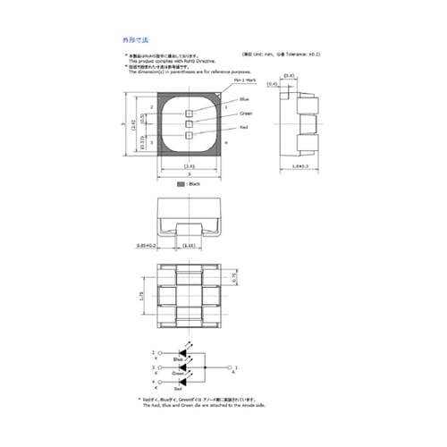 フルカラーLED(10個入り) NESM