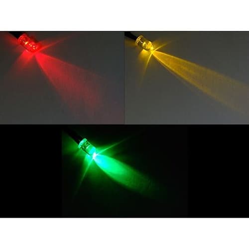 20cm線付LED φ5mm アソートパ