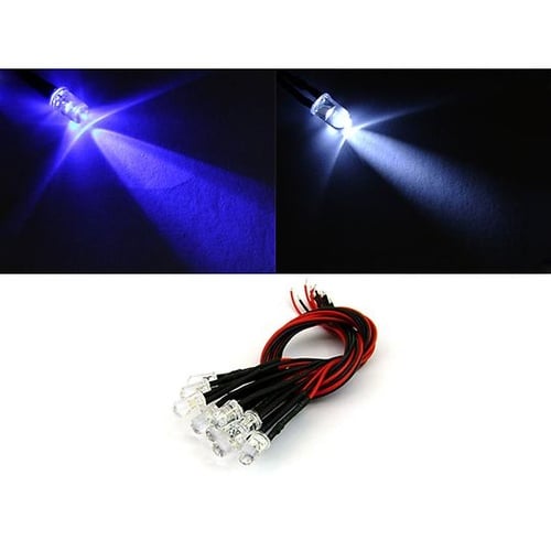 20cm線付LED φ5mm アソートパ