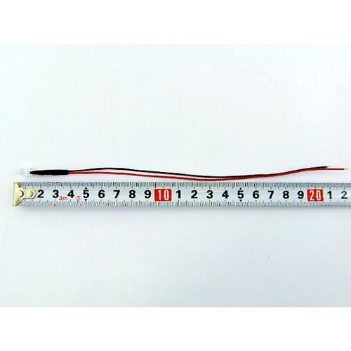 20cm線付LED φ5mm 黄/10個