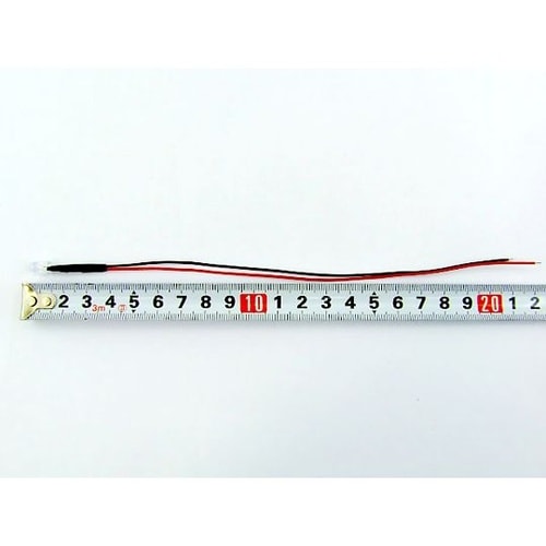 20cm線付LED φ5mm 白/10個