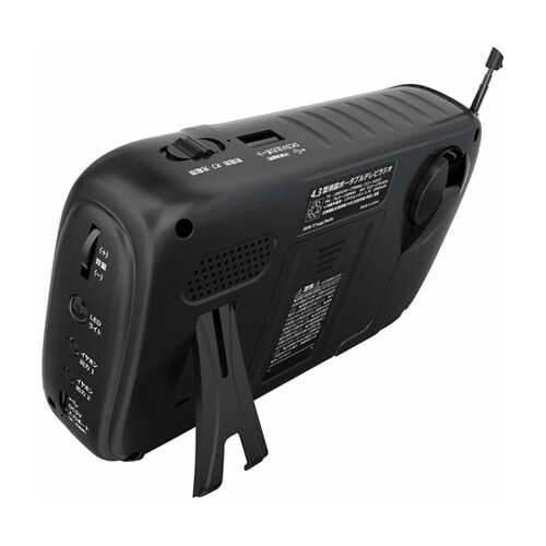 手回し充電対応 録画機能搭載 4.3イン