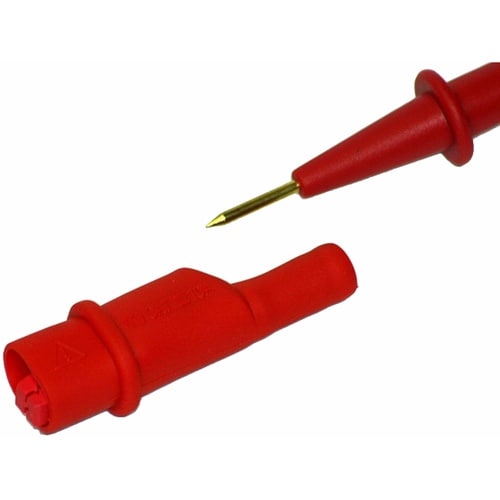 絶縁ミニワニ口クリップ 赤・黒セット T