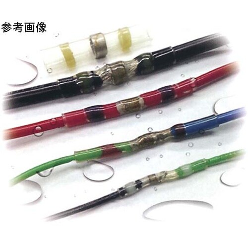 ハンダ入防水性収縮チューブ 白/10本入