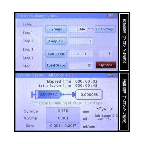 プログラマブルシリンジポンプ ヒュージョ