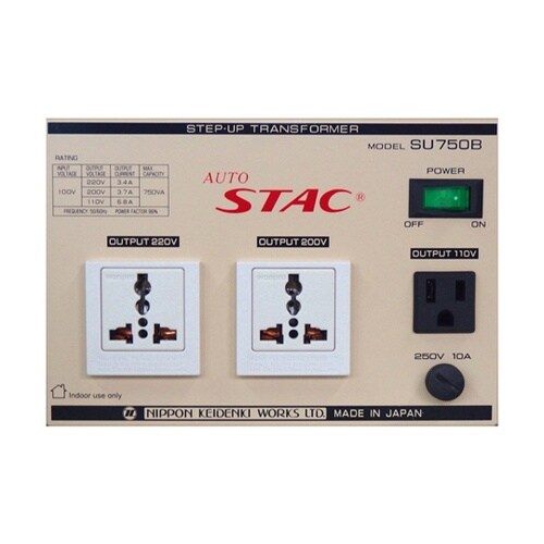 交流電圧変圧器(昇圧専用) 750VA