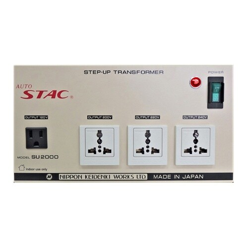 交流電圧変圧器(昇圧専用) 2000VA