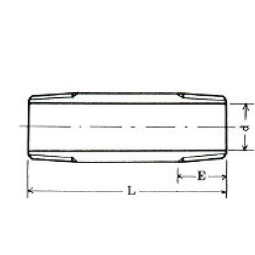 銅合金 長ニップル BS LN1/4x7