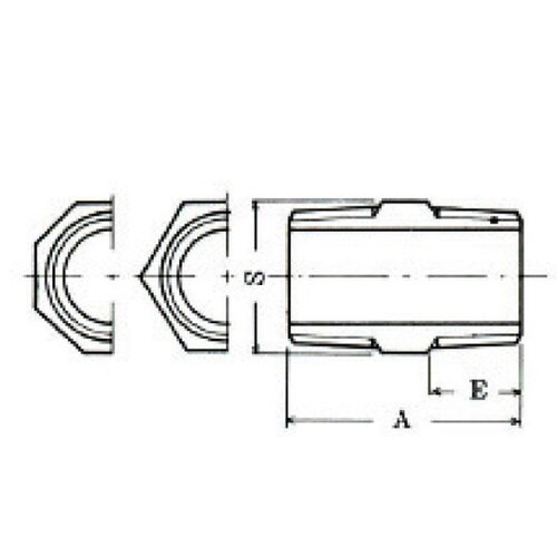 銅合金 角ニップル BS 6N1/8 C