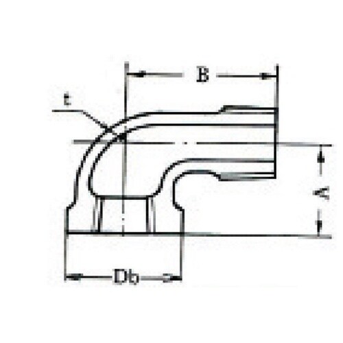 銅合金 メスオスエルボ BC SL1/2