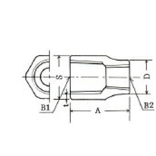銅合金 異径ソケット BS RS1/4x