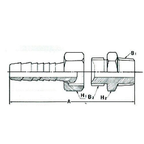 銅合金 BS 片口ホースユニオン BS