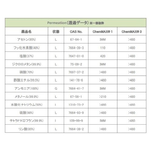 防護服 Lサイズ Chem MAX 1