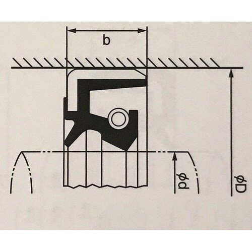 オイルシール UD型 10個入 NBR