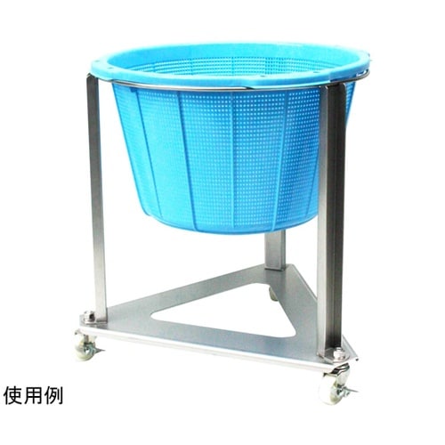 ザル置台用 ステンレス三角台車 ザルカゴ