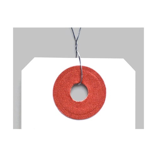 パック入荷札 豆 白 一穴 200枚×5