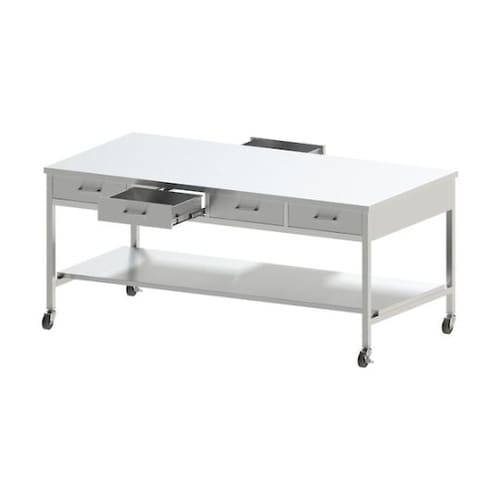 ステンレス作業台 両面引出付 間口180