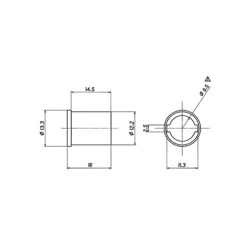 BNCコネクタ ポリキャップ(ジャック用