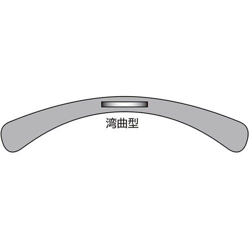 木製ハンガー(ブナ材)湾曲型 ブラウン