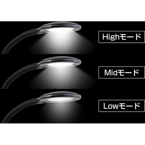 LEDデスクライト 黒 Lumillio