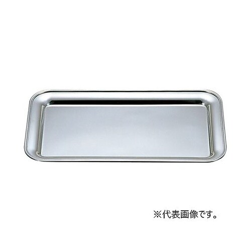 UK 18−8ハーフサイズ角盆 菊渕