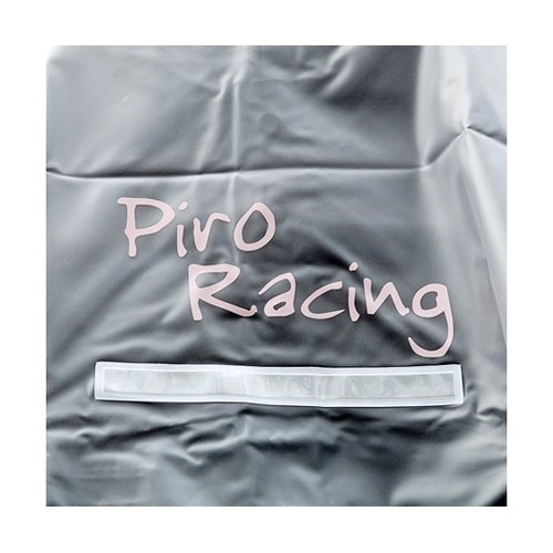 車椅子レインコート クリアー/ピンク L