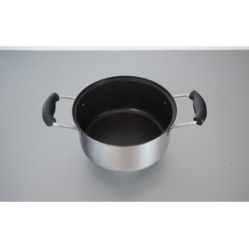 ステンスター IH対応両手鍋 22cm