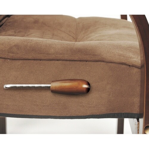 天然木低反発高座椅子座ったままリクライニ