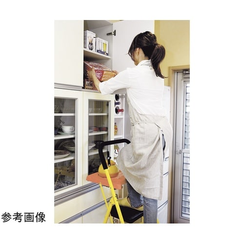 スチールデコ 便利なトレー付き脚立 3段