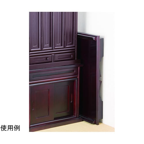棚付き折りたたみ供物机紫檀調 03387