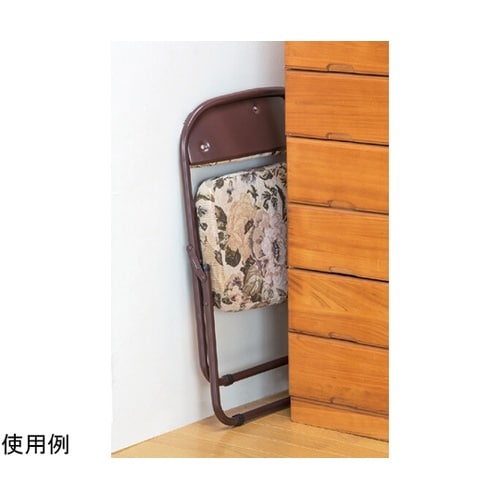 軽くて折りたためるゴブラン柄座椅子 ロー