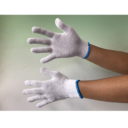 10ゲージ 特紡手袋 450g 晒 10