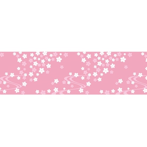 桜舞う ビニールワゴン幕POP 60cm