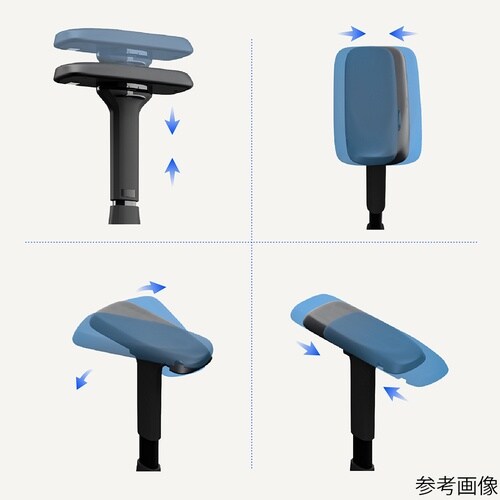 ゲーミングチェア グレー GC04−BG