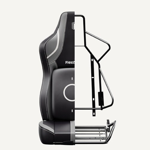 ゲーミングチェア グレー GC04−BG