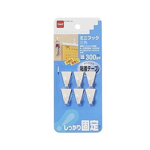 0.3kg フック(粘着付/6個x10パ