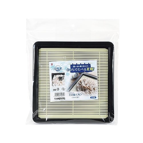 涼味家 PCそば皿 角(PCすのこ付)