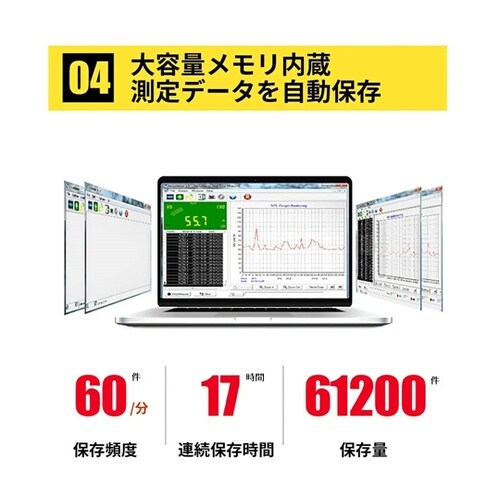データロガー騒音計(本体メモリ61200