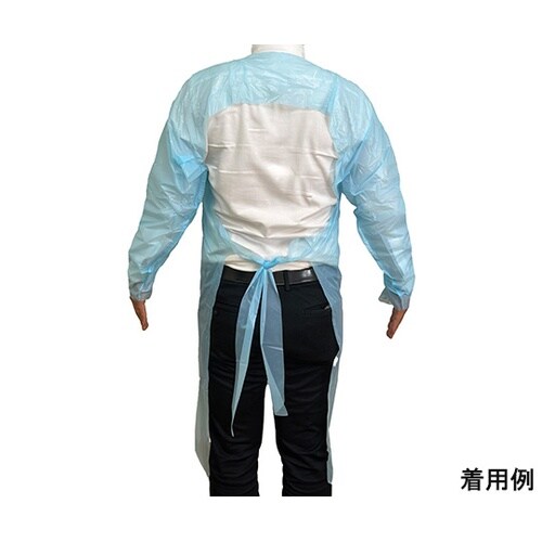 アイソレーションガウン ブルー 指フック