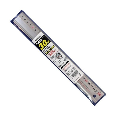 アルミ定規 2色目盛 30cm BAR−