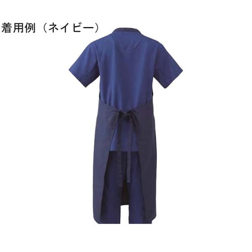 エプロン ネイビー 高密度ツイル AL−