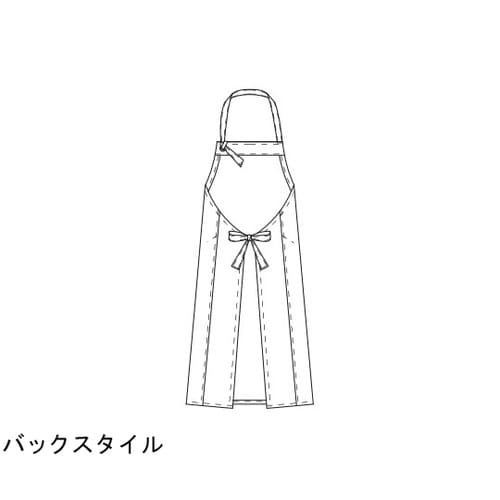 エプロン ネイビー 高密度ツイル AL−